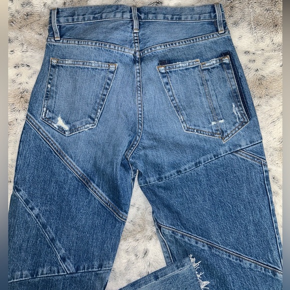 🆕 NWT Frame Denim | Le Hollywood Straight Mix Sarbonne | Size 26 - Picture 12 of 16